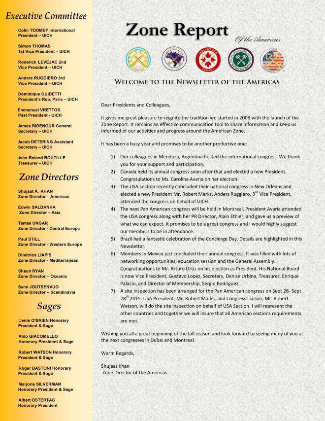 Zone Report of the Americas Fall 2015-1