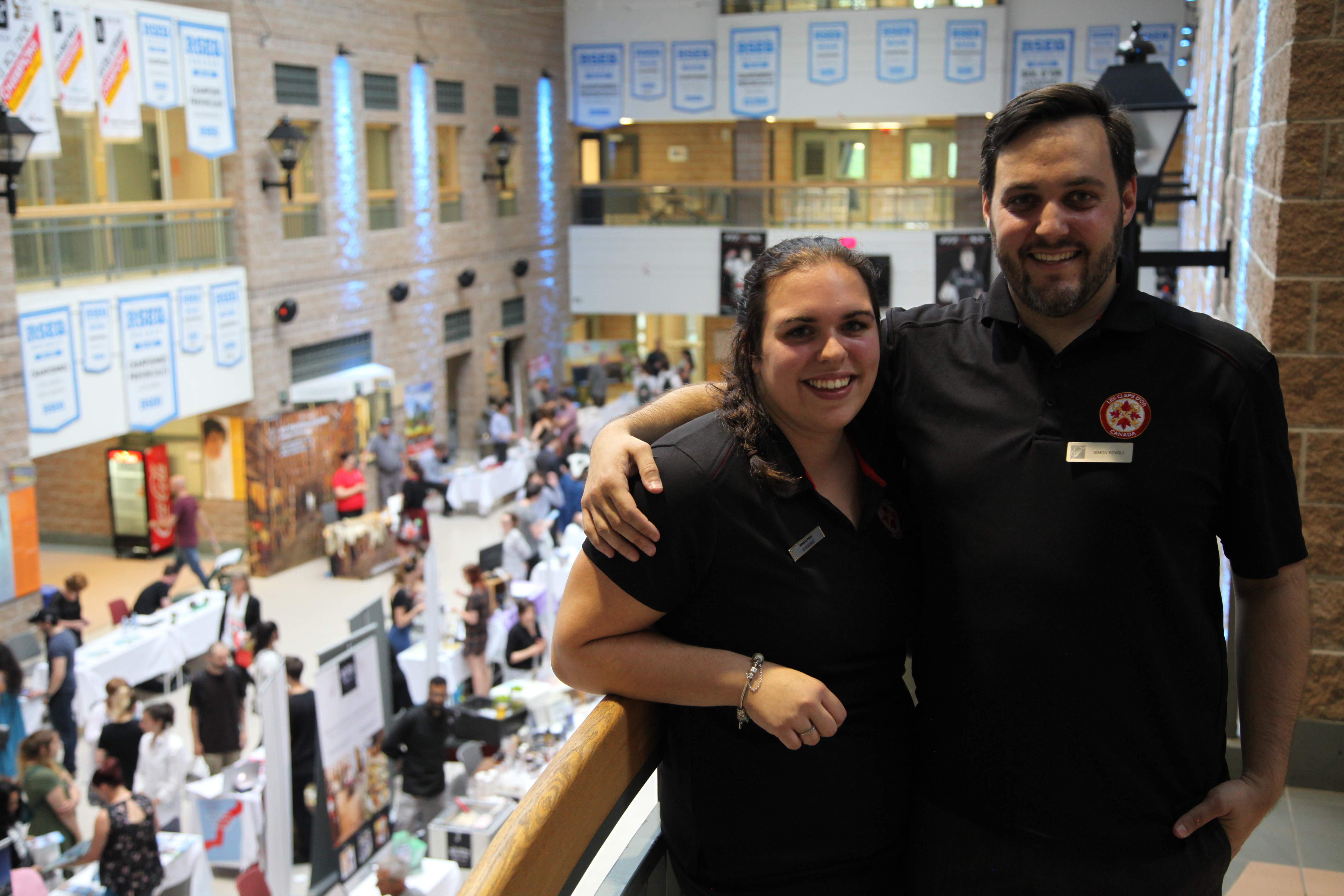 001 - Salon-Simon Bolovi, Past Director &amp; Kimberly Nichols, current Tresorier for Quebec Region, our superb event planner from our Quebec Region team