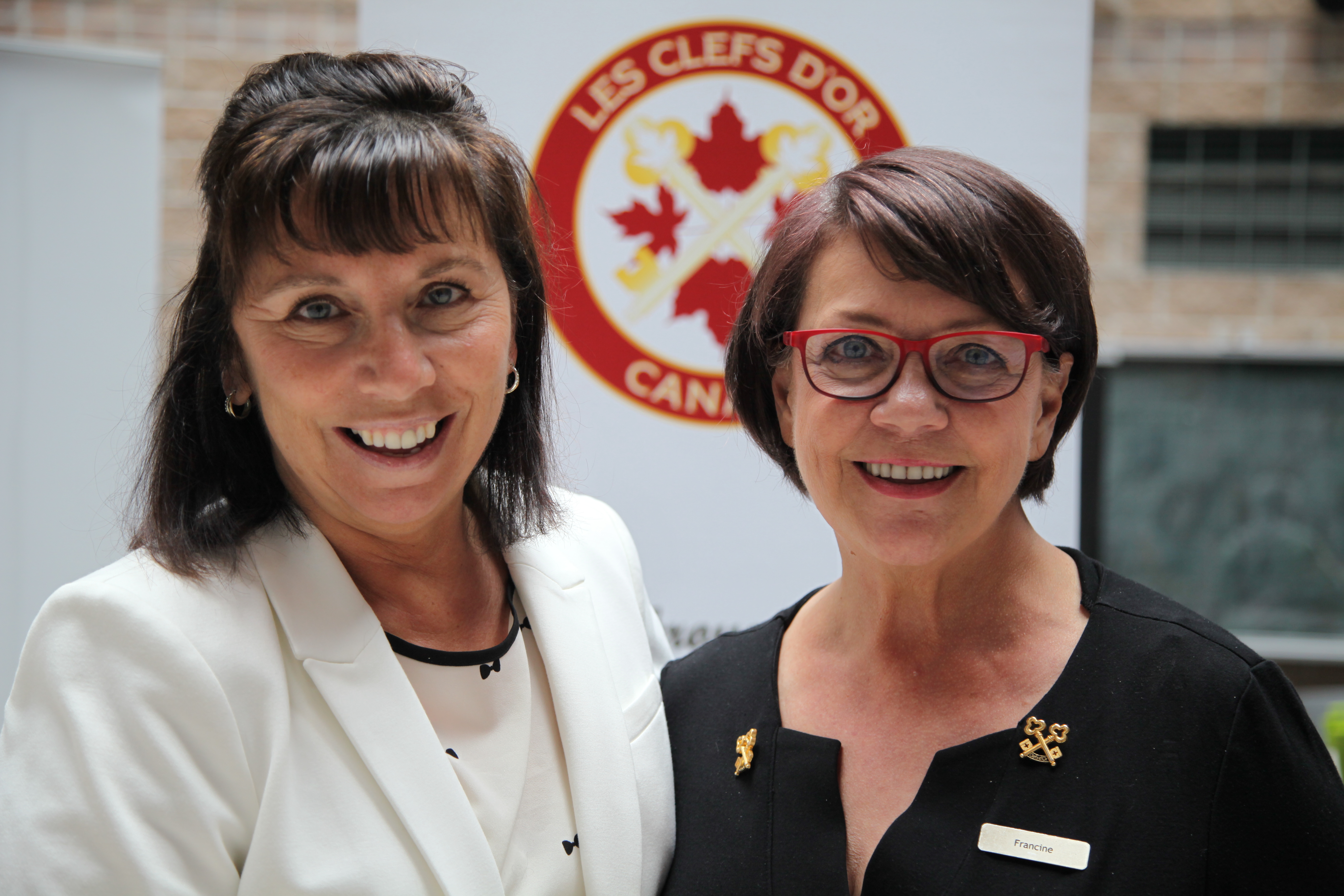 002 - Salon-Francine Asselin, Clefs d'Or Quebec Director &amp; Louise Richard from Cegep Limoilou