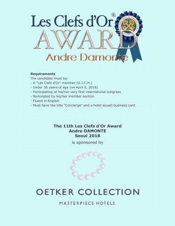 LCDAward 2018 - logo and Oetker blue